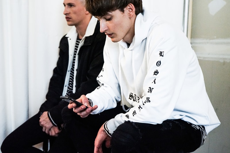 STAMPD's "Asphalt Wave" 2017 Fall/Winter Backstage Look New York Fashion Week Men's Runway Shows