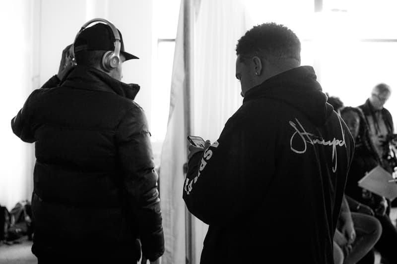 STAMPD's "Asphalt Wave" 2017 Fall/Winter Backstage Look New York Fashion Week Men's Runway Shows