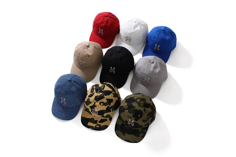 BAPE 1st Camo Shark Caps 2017 Spring Summer A Bathing Ape Ape Head BAPEhead