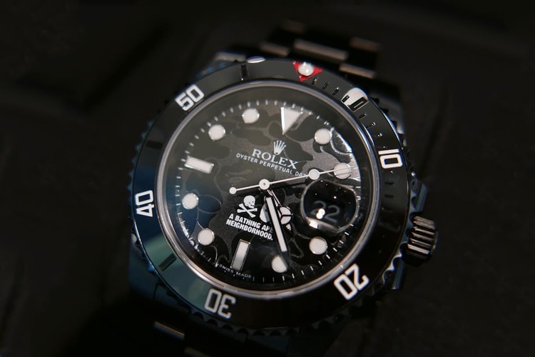 BAPE x NEIGHBORHOOD x Bamford Watch Department Unite for Some Sleek Rolex Watches