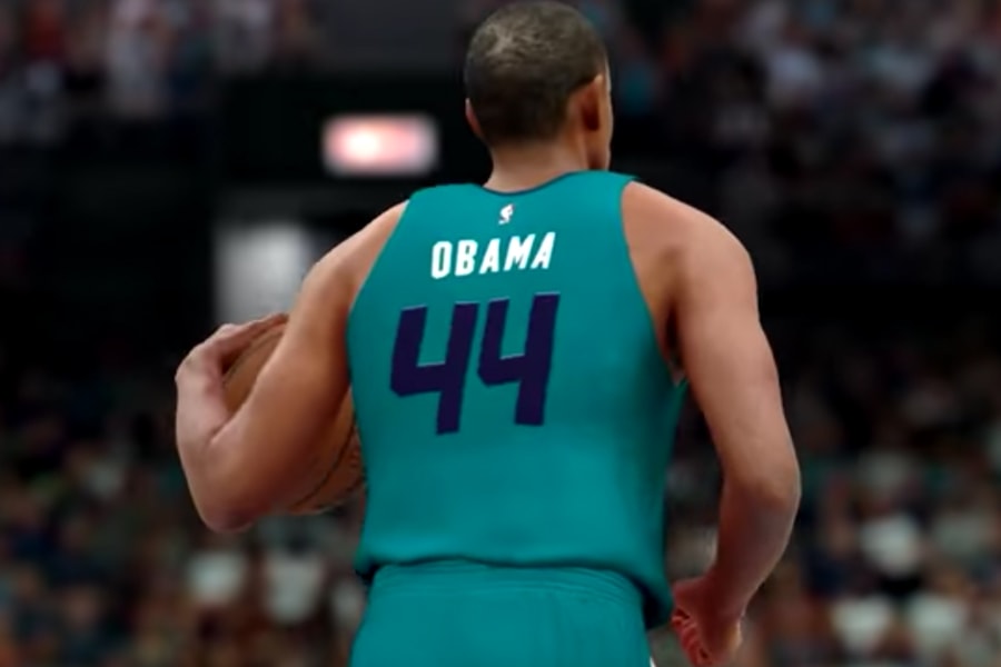 Barack Obama Playing Basketball Nba 2k17 Hypebeast