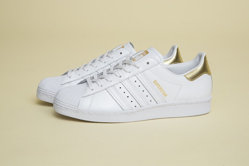 BEAUTY YOUTH adidas Superstar 80s White Gold Spring Summer 2017