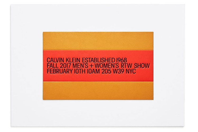 Live Stream the Calvin Klein 2017 Men's & Women's Fall/Winter Collection Presentation