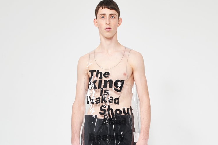Flaunt Your Stuff in This COMME des GARÇONS HOMME Plus Transparent Tank Top