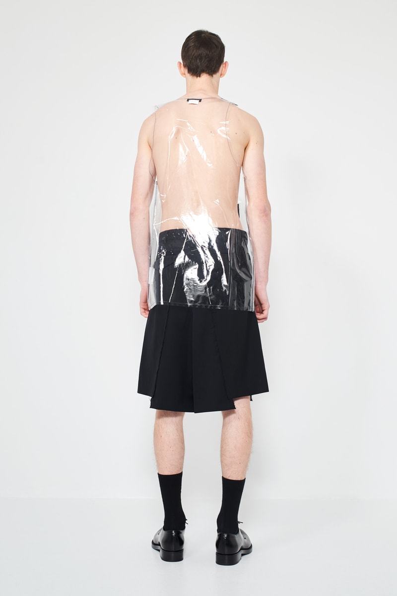 COMME Des GARÇONS HOMME Plus Transparent Tank Top Rei Kawakubo Japan