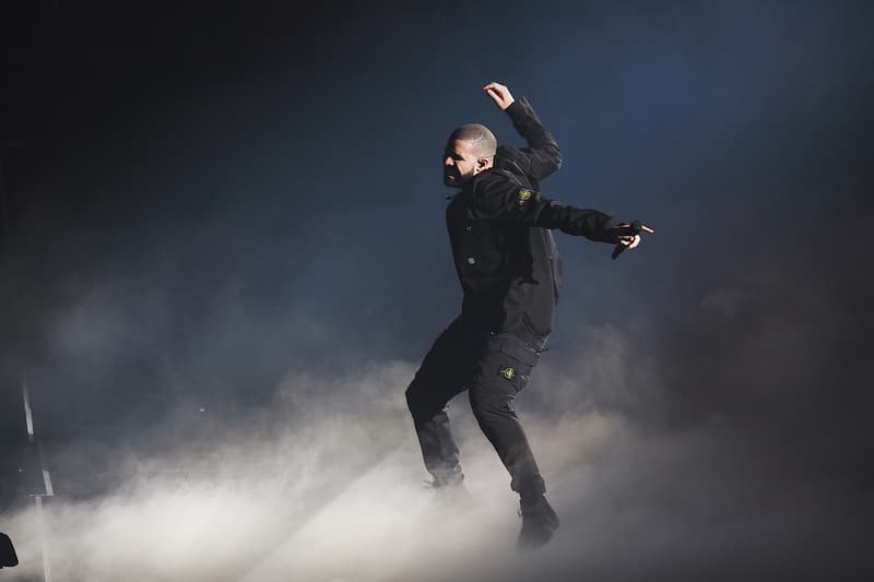 Drake London OVO Fest, Wears Exclusive Stone Island Collaboration