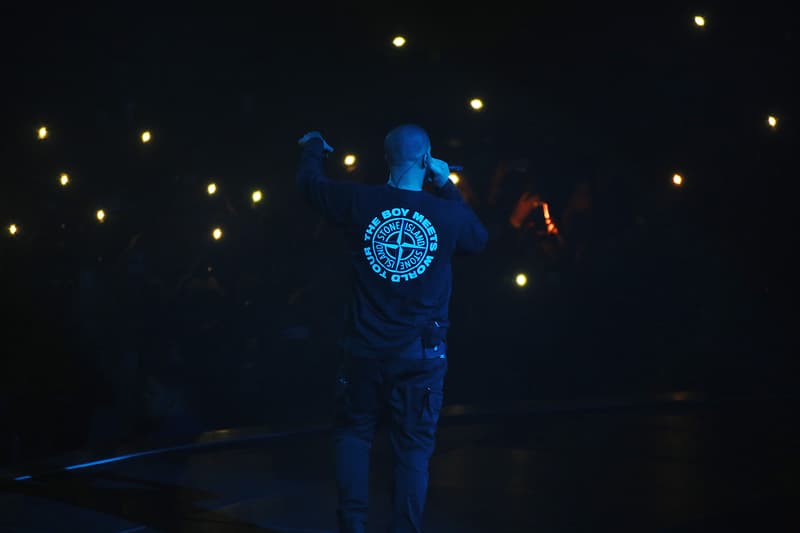 Drake London OVO Fest, Wears Exclusive Stone Island Collaboration