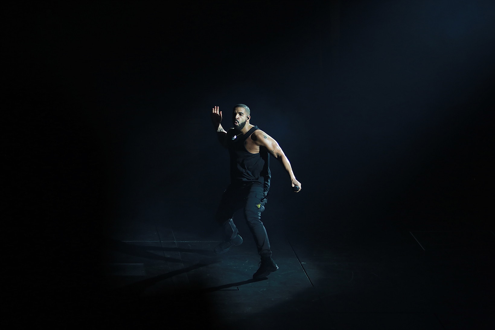 Drake London OVO Fest, Wears Exclusive Stone Island Collaboration
