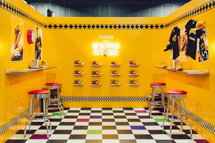 Feature Builds A "Waffle House" at Agenda Las Vegas for Saucony Collaboration