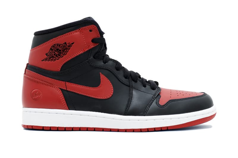 fragment design x Air Jordan 1 "Bred" Leak