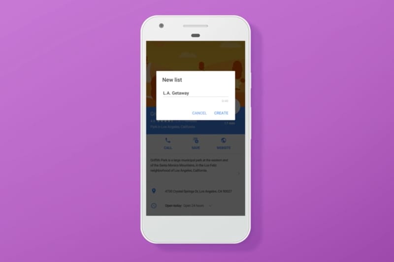 The Google Maps App Now Lets You Create & Share Lists of Your Favorite Spots