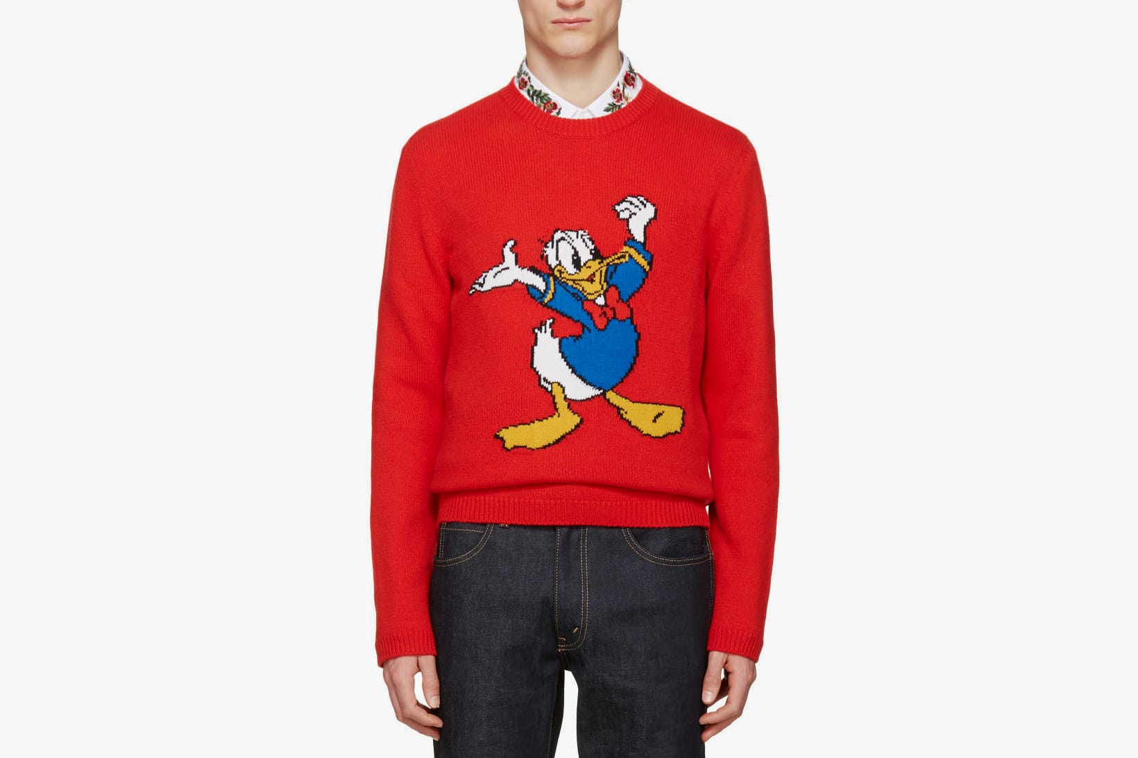 gucci duck sweater