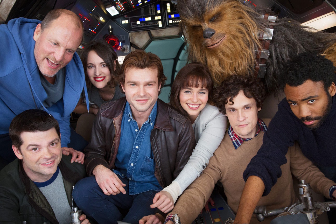 Han Solo Star Wars Movie Cast Photo