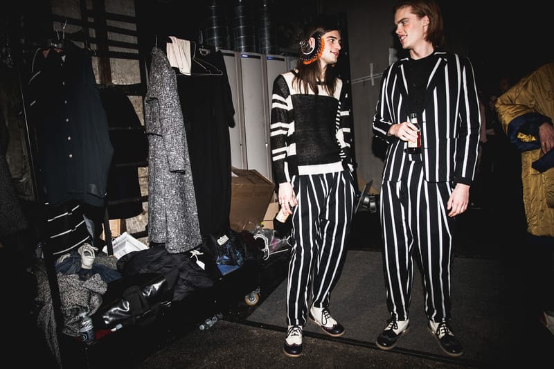 Backstage at the Henrik Vibskov's Regatta-Inspired 2017 Fall/Winter Collection