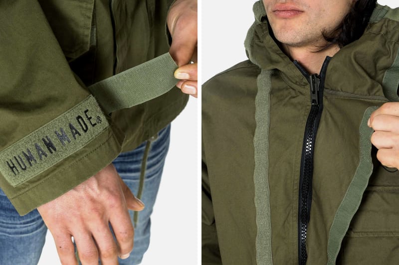 human made military rain jacket