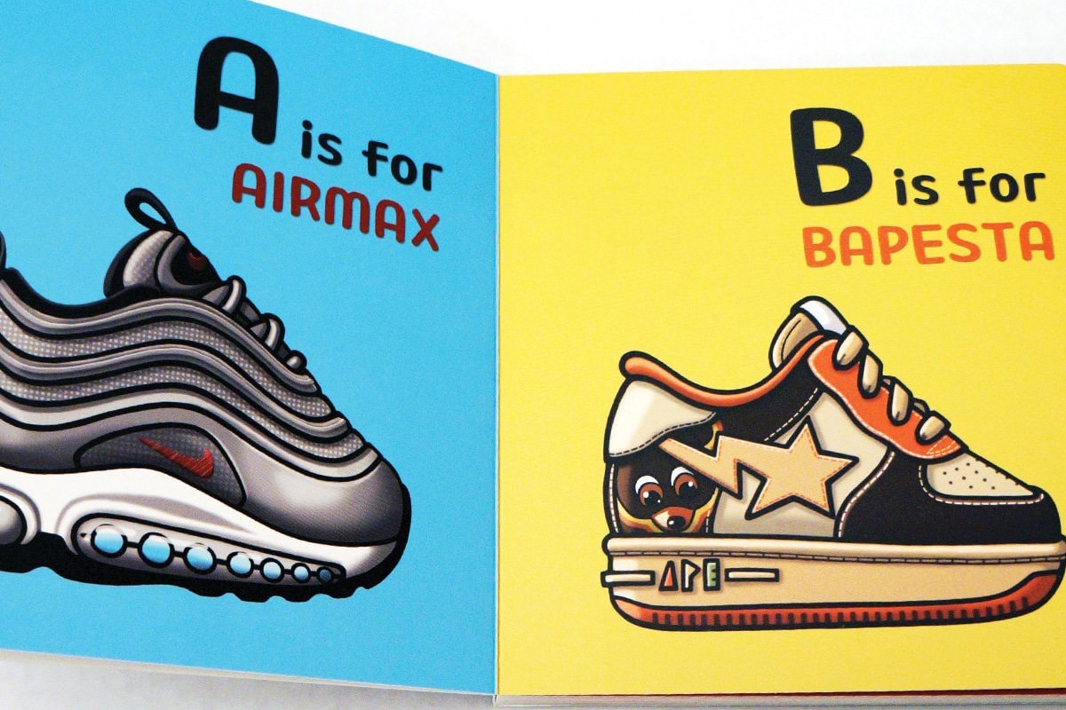 #Hypebeastkids: 'ABC's for the Little G's' Teaches Kids the Alphabet Through Sneakers Bapesta Yeezy