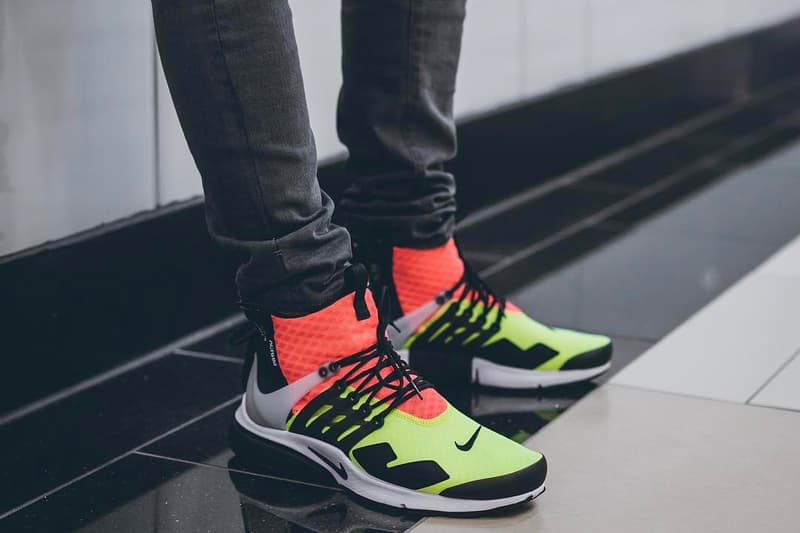 HYPEFEET ACRONYM x NikeLab Presto Mid Neon Green