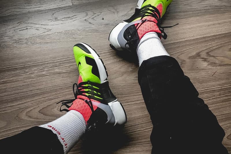 HYPEFEET ACRONYM x NikeLab Presto Mid Neon Green