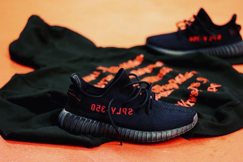 HYPEFEET adidas YEEZY BOOST 350 V2 Black Red