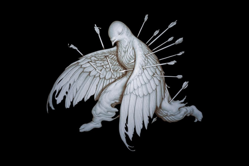 James Jean Washizu Staple Pigeon Sculpture