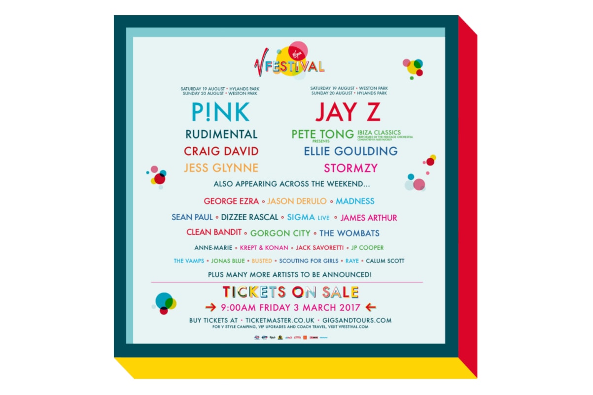 Jay Z Headlining 2017 V Festival