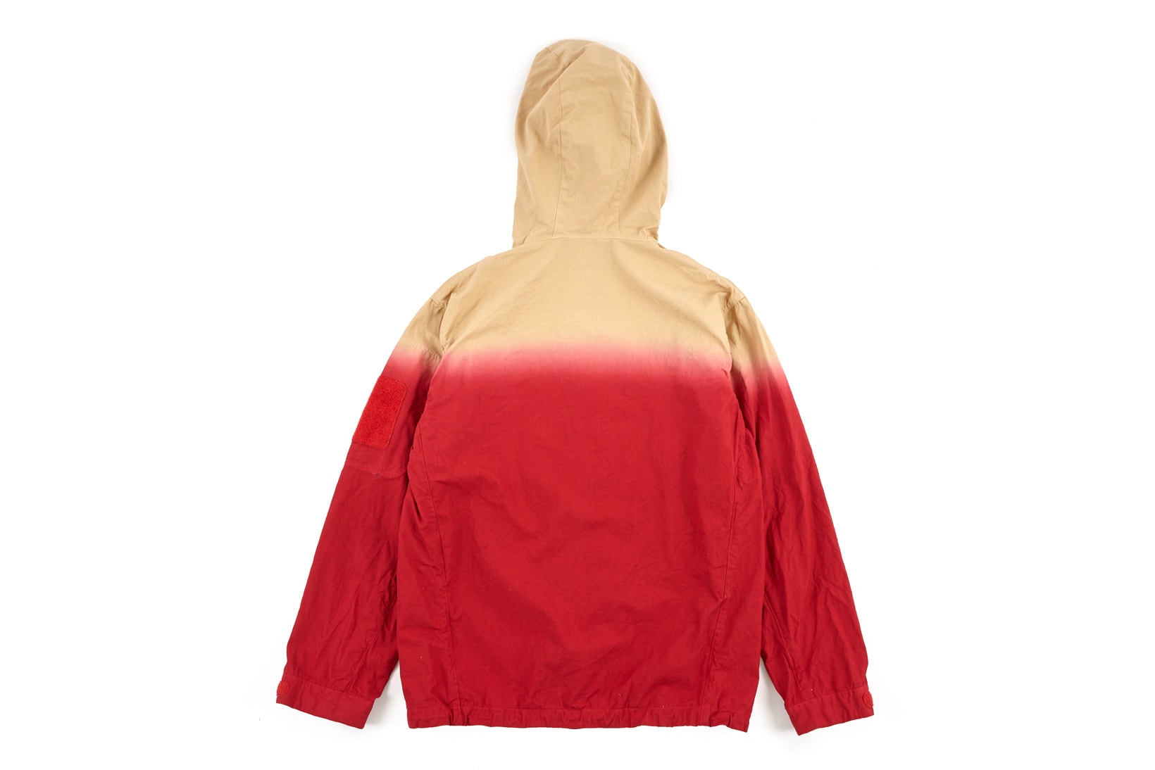JohnUNDERCOVER Dip-Dye Hooded Jacket in Red