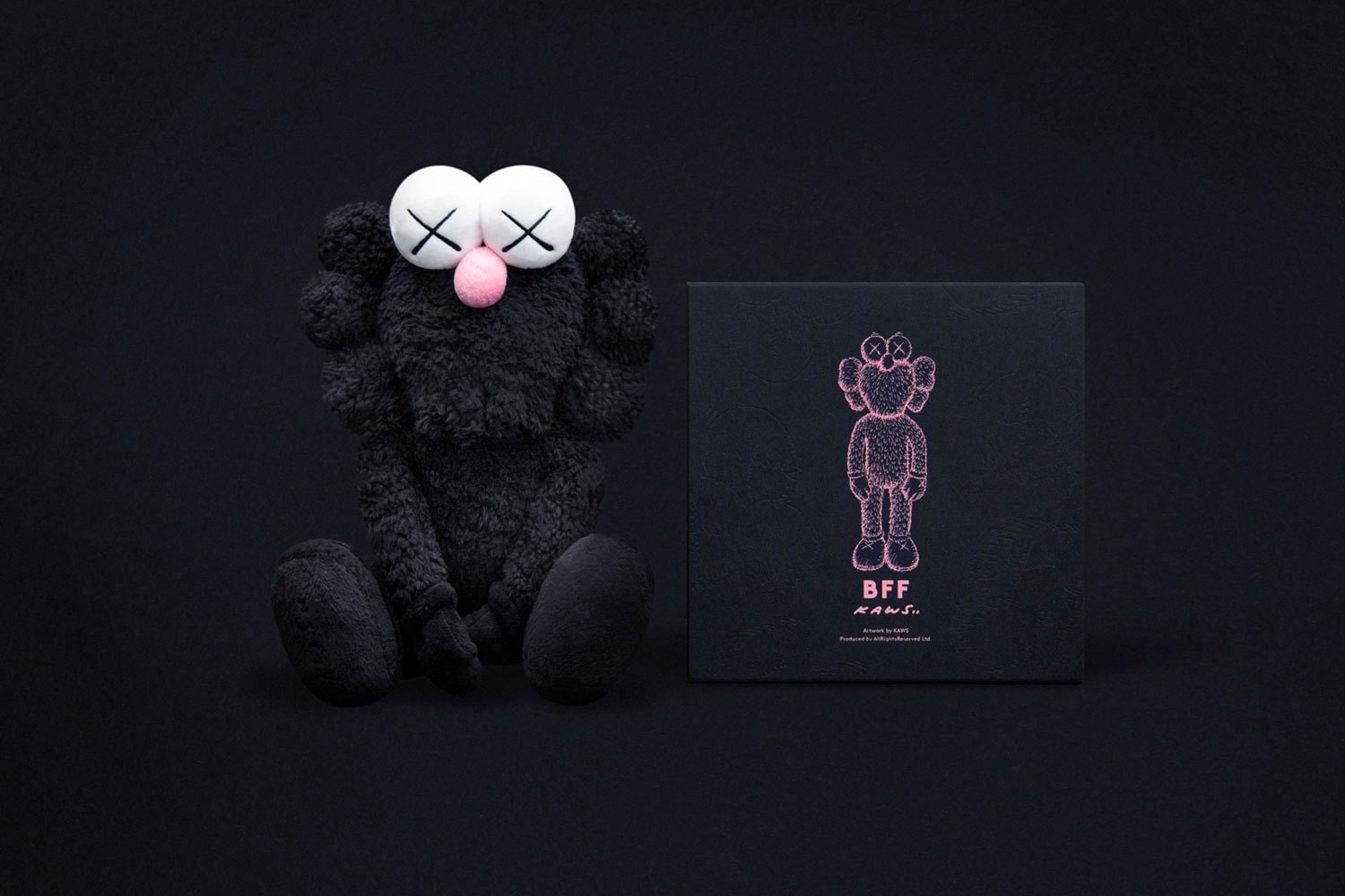 KAWS Is Set to Re-Release His Black BFF Plush Tomorrow Brian Donnelly