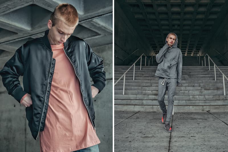 MNML 2017 Spring Collection M1 S line ankle zip denim