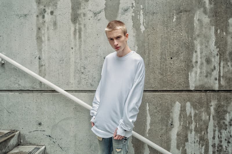 MNML 2017 Spring Collection M1 S line ankle zip denim