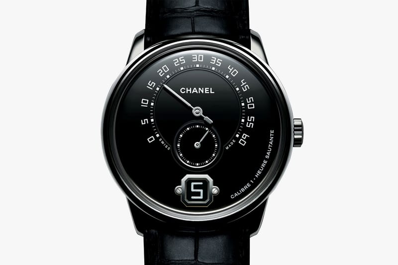 The Monsieur de Chanel Returns in Limited Edition Platinum With Black Enamel