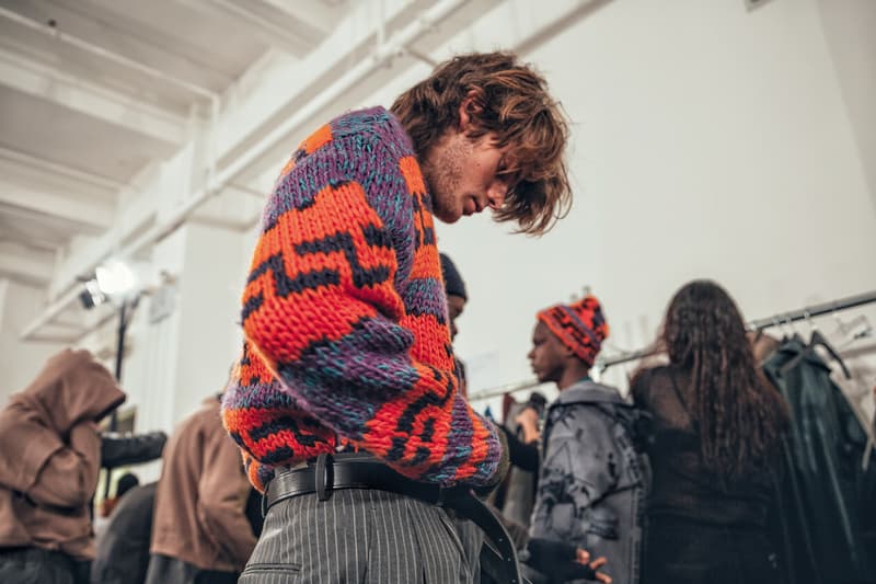 N HOOLYWOOD Daisuke Obana Backstage New York Fashion Week Mens