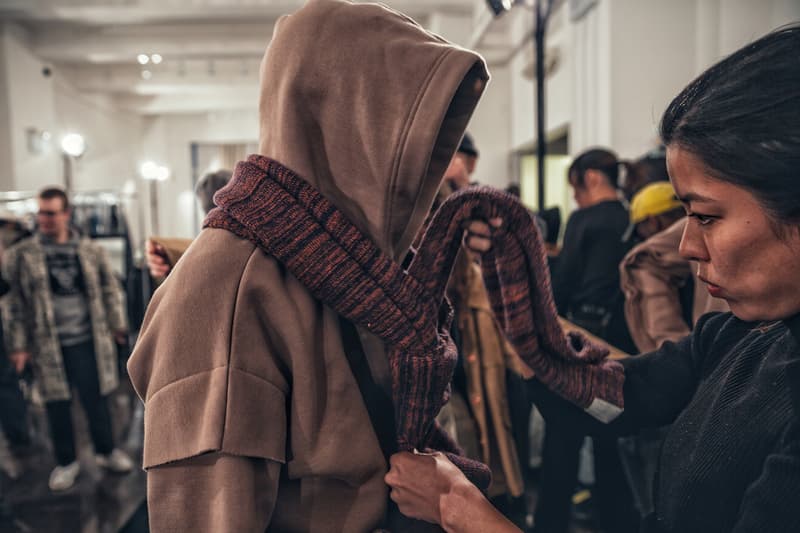 N HOOLYWOOD Daisuke Obana Backstage New York Fashion Week Mens