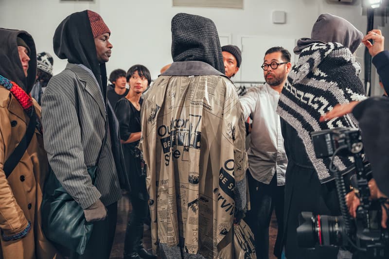 N HOOLYWOOD Daisuke Obana Backstage New York Fashion Week Mens