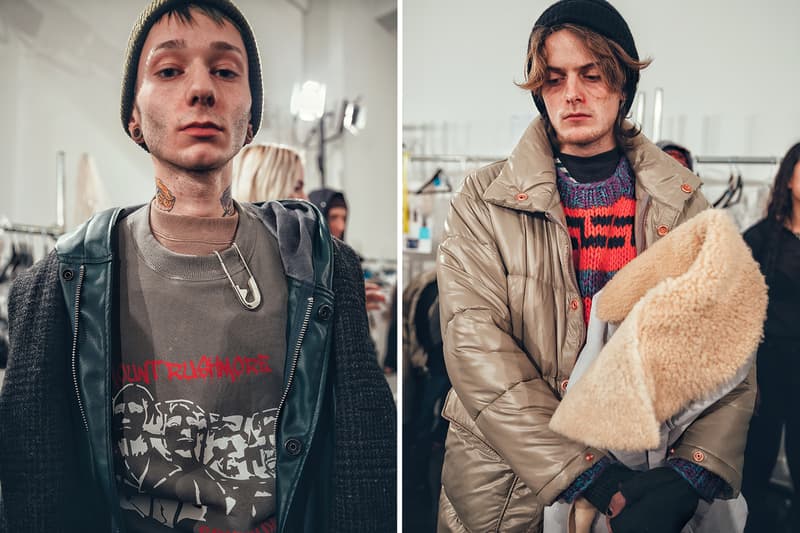 N HOOLYWOOD Daisuke Obana Backstage New York Fashion Week Mens