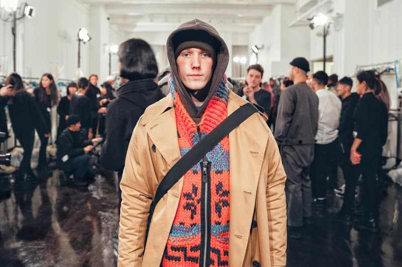 N HOOLYWOOD Daisuke Obana Backstage New York Fashion Week Mens