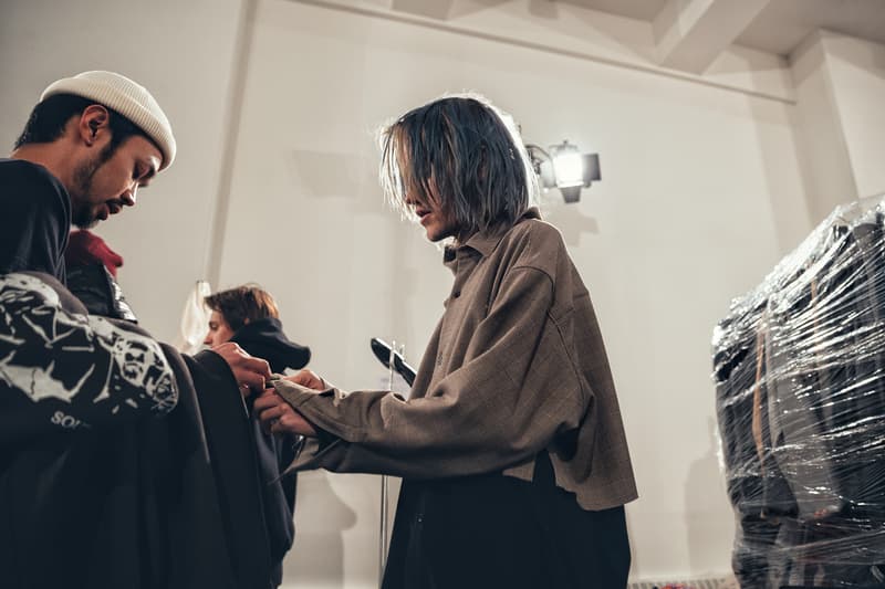 N HOOLYWOOD Daisuke Obana Backstage New York Fashion Week Mens