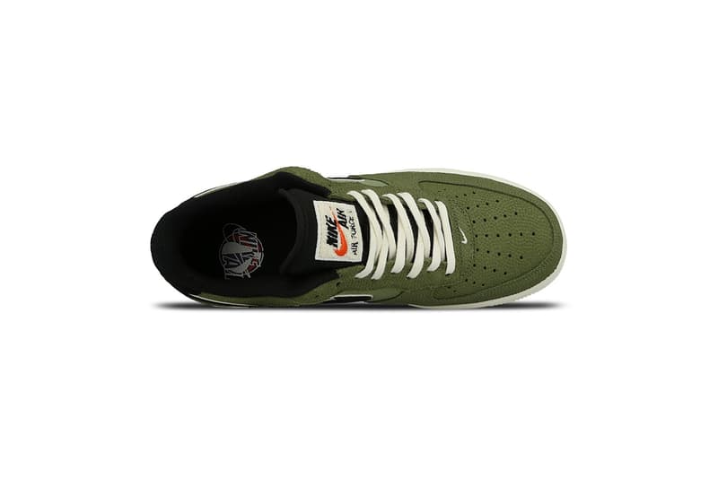 Nike Air Force 1 07 LV8 Crocskin Green Cream Sail