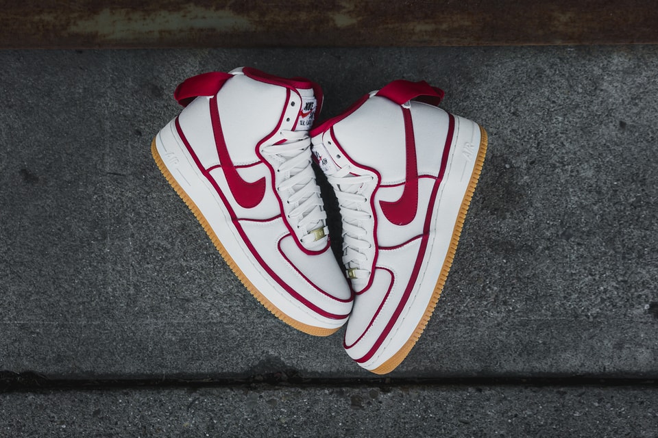 Force 1 High '07 LV8 in Sail/Gym Red/Black | Hypebeast