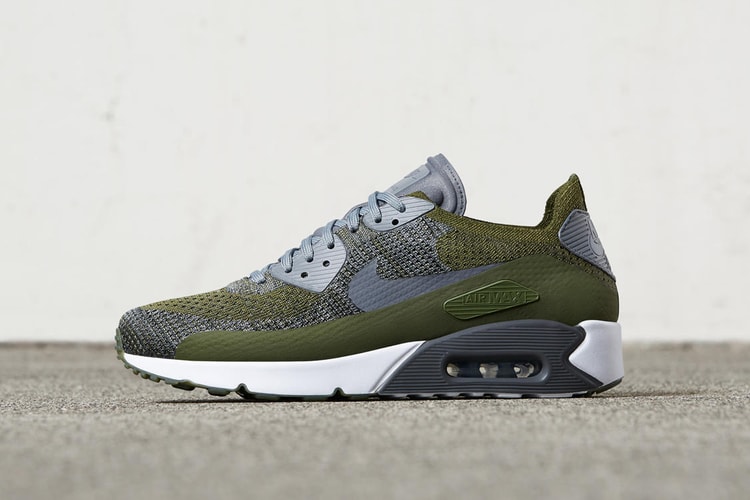 The Nike Air Max 90 Ultra Flyknit Gets a Throwback Olive Colorway