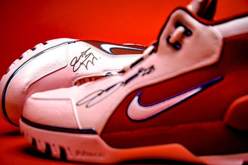 nike lebron james air zoom generation 1 sneaker basketball cavaliers cleveland signed autograph kicks shoes
