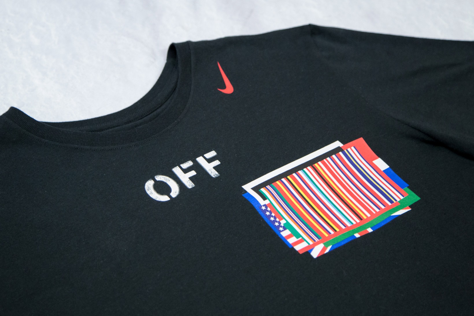 Virgil Abloh designs custom shirt for Nike's equality campaign