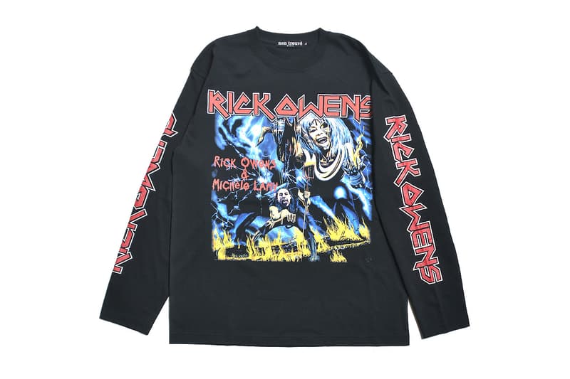 Non Trouve Rick Owens Tour Merchandise Update