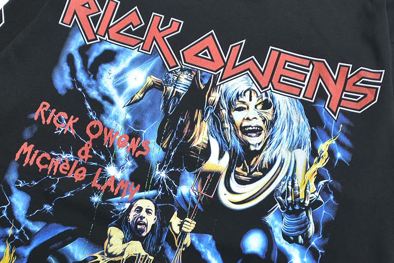 Non Trouve Rick Owens Tour Merchandise Update