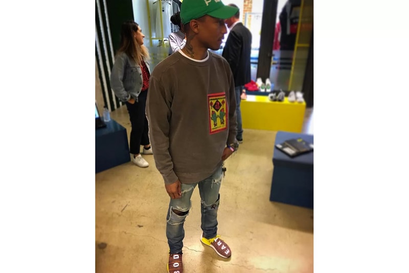 Pharrell Williams New Multicolor adidas Originals Hu NMDs 2017