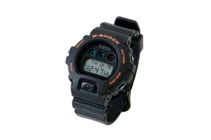 PORTER×CASIO G-SHOCK DW-6900 ポーター カシオ ジーショック コラボ ウォッチ ブラック/オレンジ 吉田カバン 三つ目 腕時計 G-Shock x Yoshida Porter (DW-6900) Made in Japan : r⁄gshock