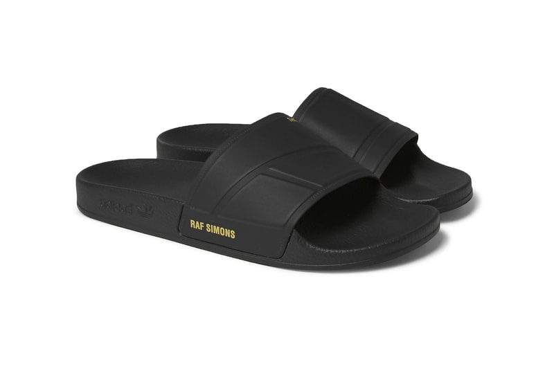 Raf Simons x adidas Bunny Adilette Slides Black