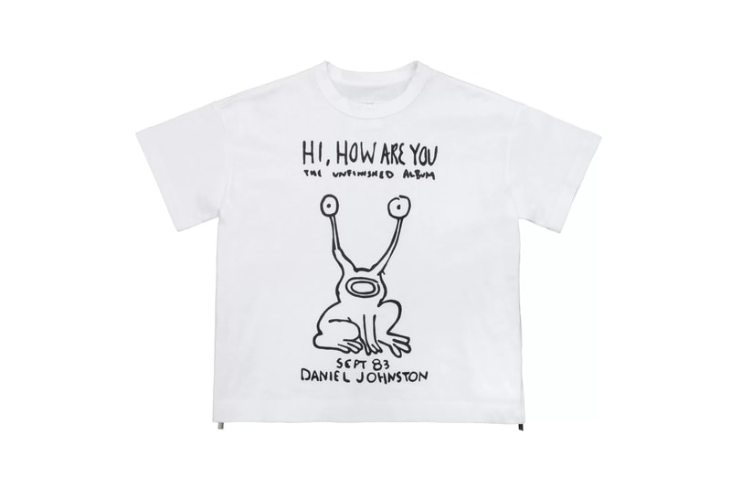 sacai spring summer 2017 Daniel Johnston Tshirt