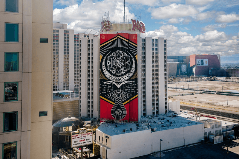 Shepard Fairey's Politically-Charged 'Cultivate Harmony' Mural Took Over Las Vegas Alongside D*Face's Piece