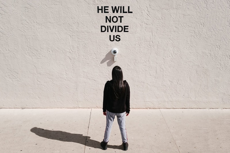 Shia LaBeouf's Anti-Trump Exhibit Moves to Albuquerque He Will Not Divide Us Nastja Säde Rönkkö and Luke Turner