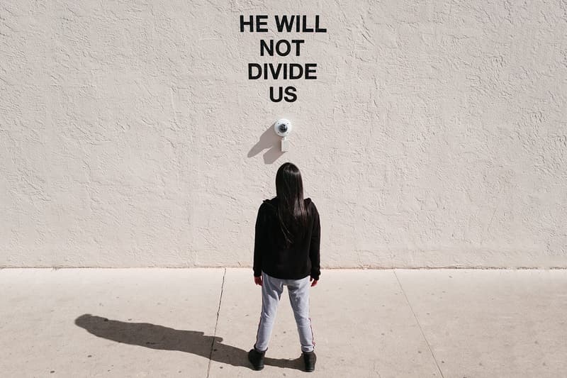 Shia LaBeouf's Anti-Trump Exhibit Moves to Albuquerque He Will Not Divide Us Nastja Säde Rönkkö and Luke Turner